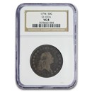 1794 Flowing Hair Half Dollar VG-8 NGC (O-101a) 1794 Flowing Hair Half Dollar VG-8 NGC (O-101a)
